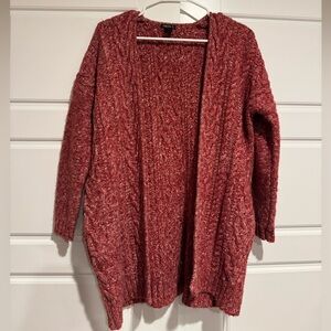 Forever 21 Maroon Women's Cardigan